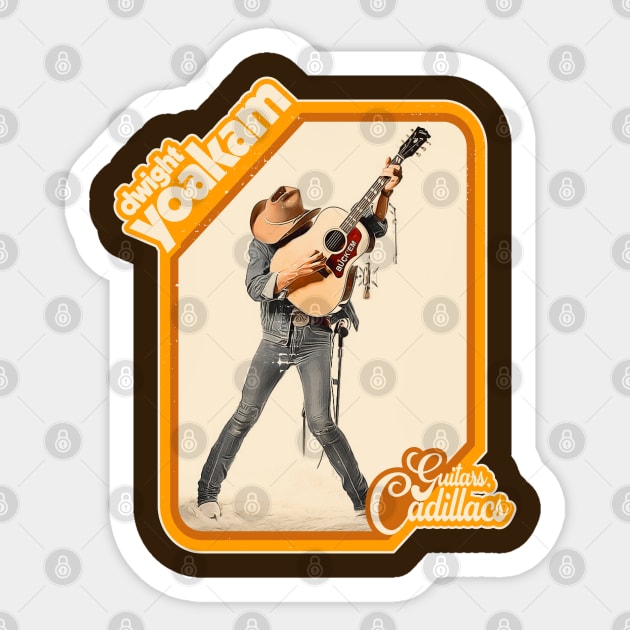 Dwight Yoakam Sticker by darklordpug